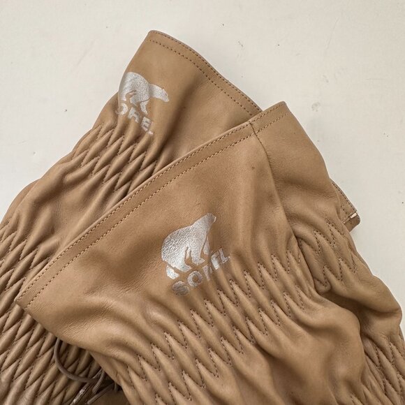 Sorel NL1583-201 Firenzy Women Waterproof Leather Boots Sz 6 Camel brown - Picture 3 of 8